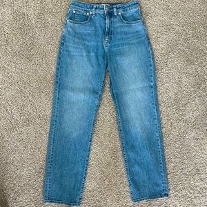 Madewell Curvy 90s Straight Jeans, Size 28
